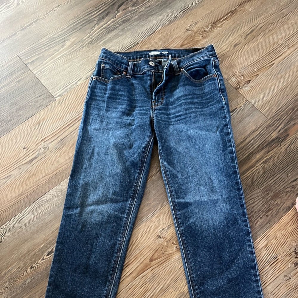 Old Navy boyfriend crop jeans size 0